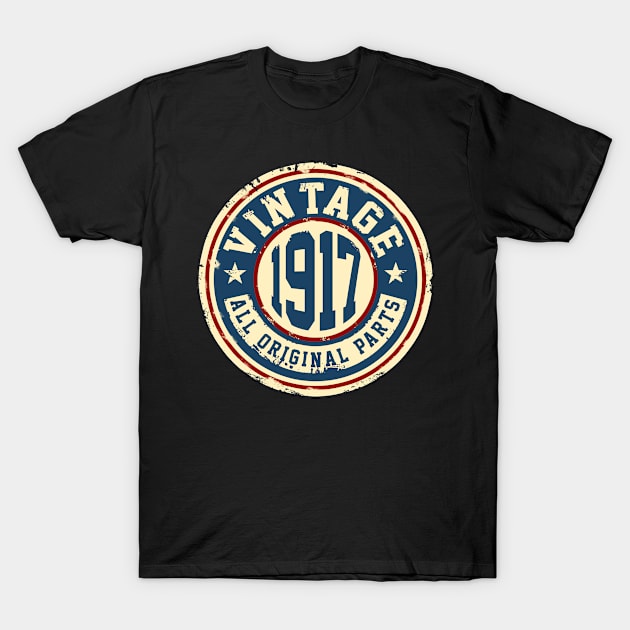 Vintage 1917 all Original Parts T-Shirt by mcgags